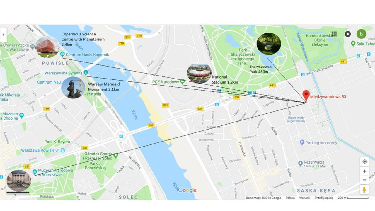 Warsaw Concierge Saska Studio Eksteriør bilde